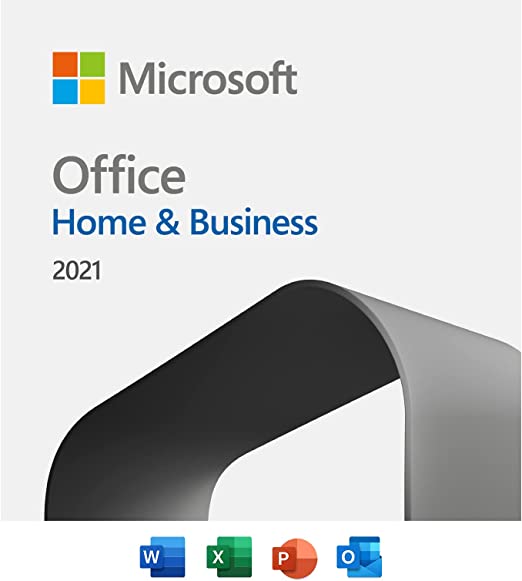 Microsoft Office Home and Business 2021, for Lifetime Validity, 1 Person, 1 PC or Mac